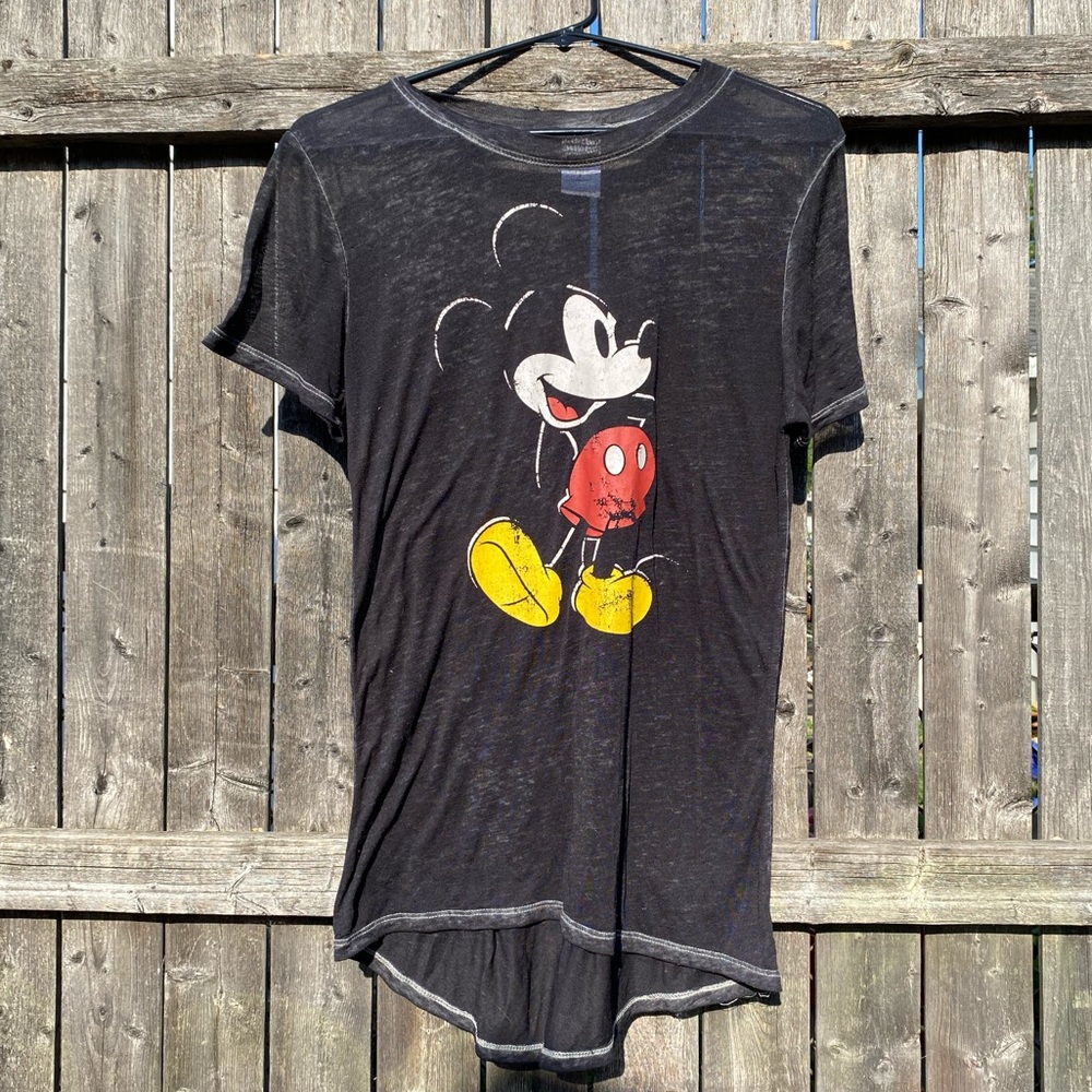 Sheer Vintage style Mickey Mouse T-Shirt